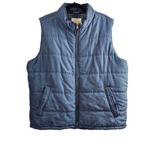 Weatherproof Original Vintage Men's Sleeveless Puffer Blue Vest